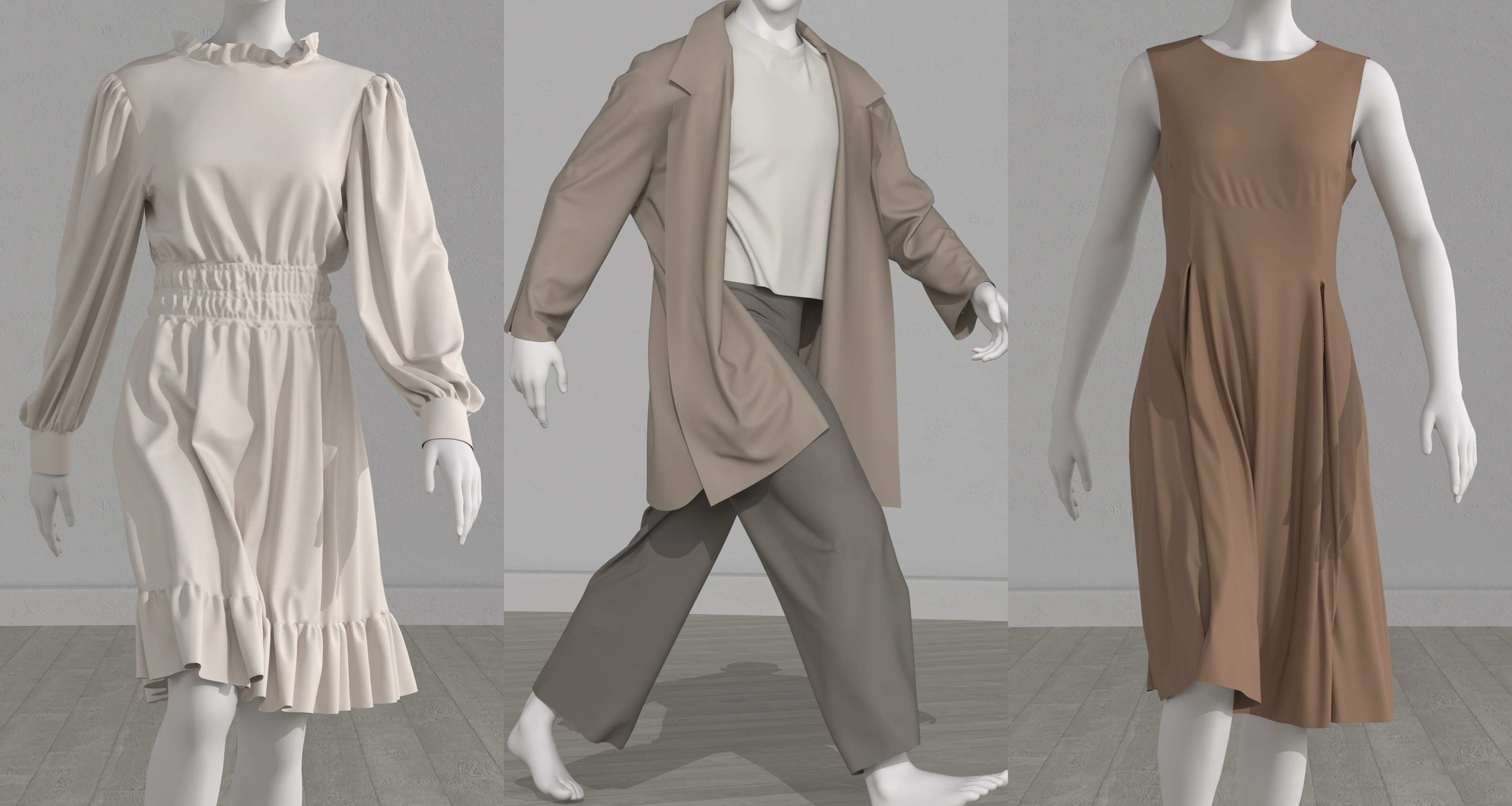 Super-Resolution Cloth Animation
